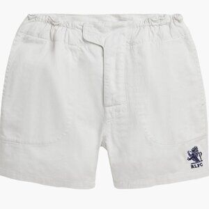 Polo Ralph Lauren Cotton Twill Rugby Shorts Size XX-Large DECKWASH WHITE BNWT